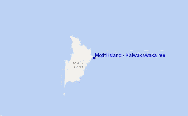mapa de ubicación de Motiti Island - Kaiwakawaka ree