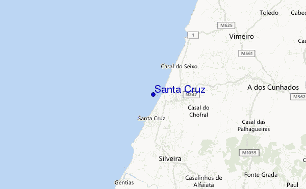 mapa de ubicación de Santa Cruz