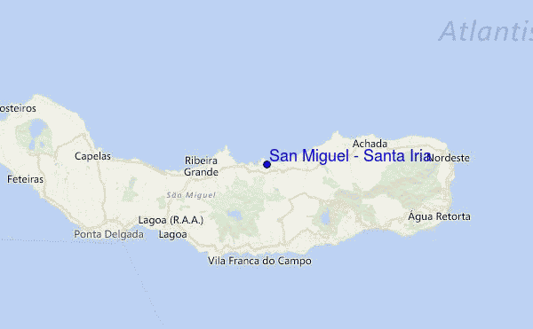 San Miguel - Santa Iria Location Map