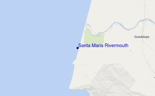 mapa de ubicación de Santa Maria Rivermouth