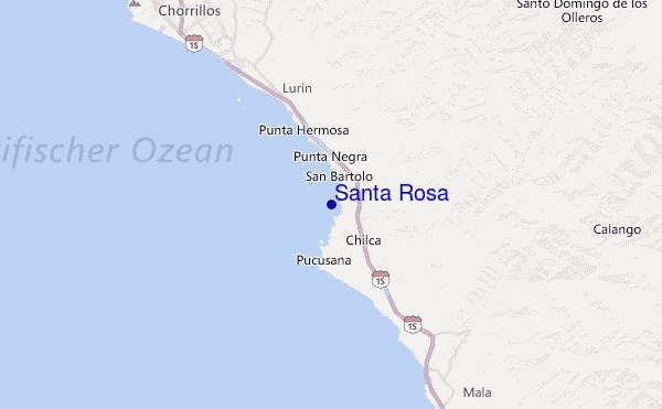 Santa Rosa Location Map