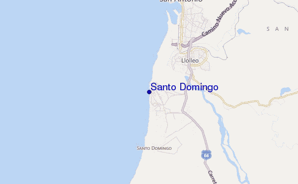mapa de ubicación de Santo Domingo