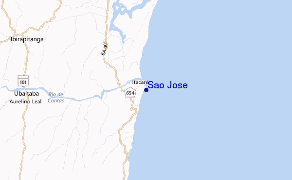 Sao Jose Location Map