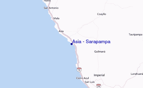 Asia - Sarapampa Location Map