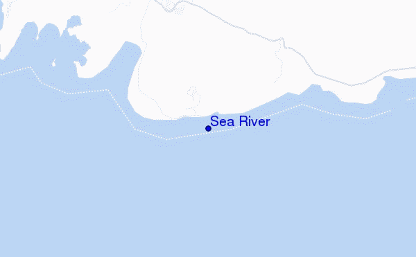 mapa de ubicación de Sea River