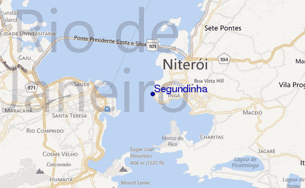 mapa de ubicación de Segundinha
