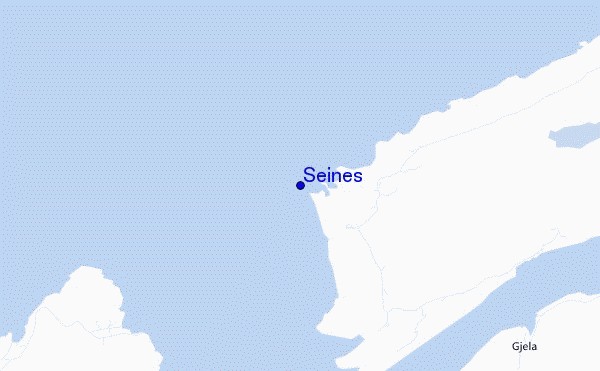 mapa de ubicación de Seines