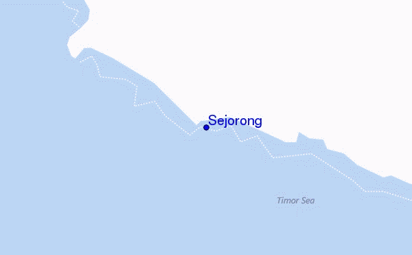mapa de ubicación de Sejorong