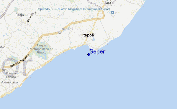 mapa de ubicación de Seper