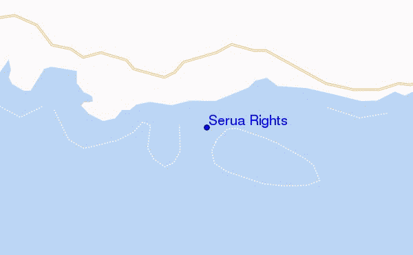 mapa de ubicación de Serua Rights