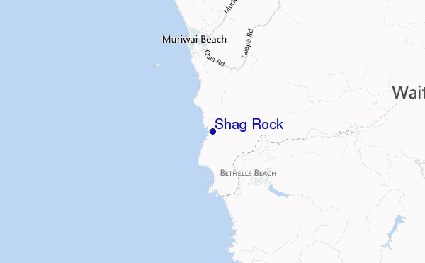 mapa de ubicación de Shag Rock