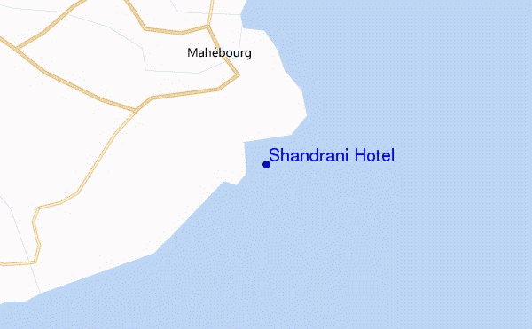 mapa de ubicación de Shandrani Hotel