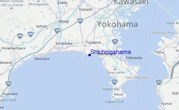 Shichirigahama Location Map