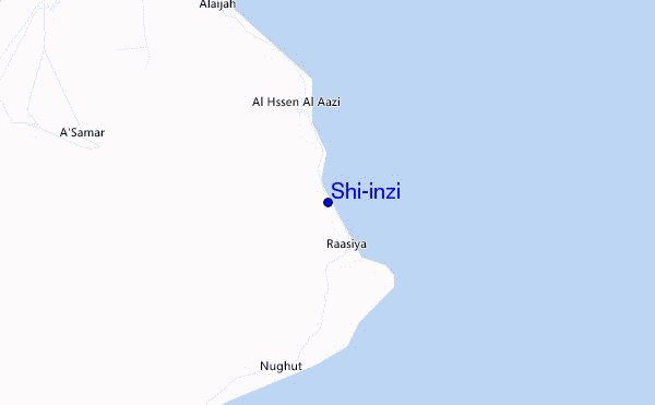 mapa de ubicación de Shi-inzi