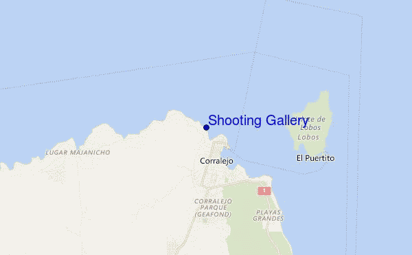 mapa de ubicación de Shooting Gallery
