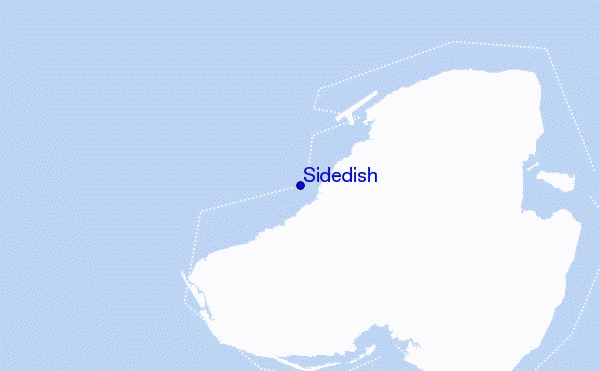 mapa de ubicación de Sidedish