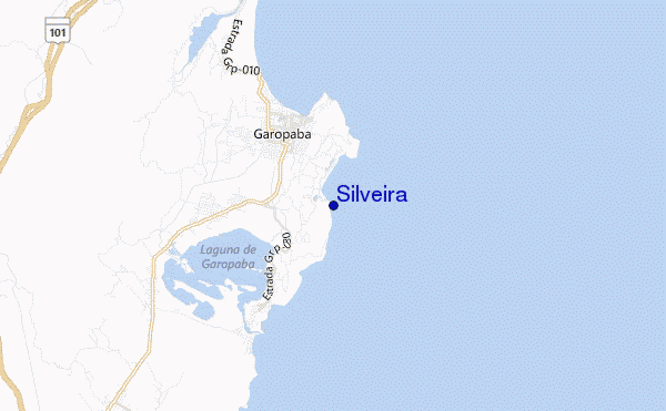 mapa de ubicación de Silveira