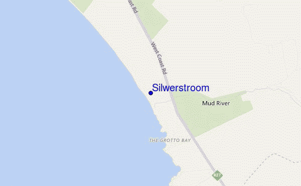 mapa de ubicación de Silwerstroom