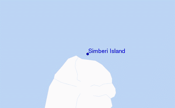 mapa de ubicación de Simberi Island