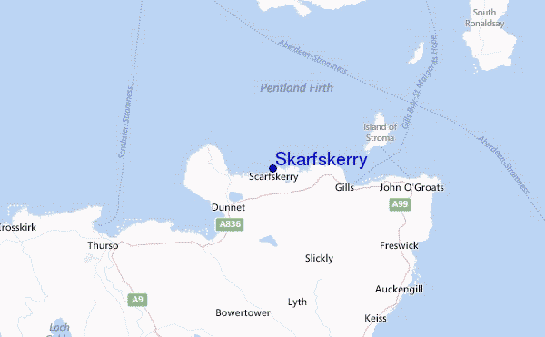 Skarfskerry Location Map