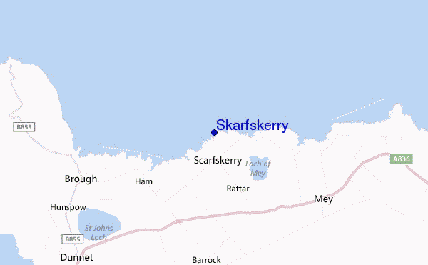 mapa de ubicación de Skarfskerry