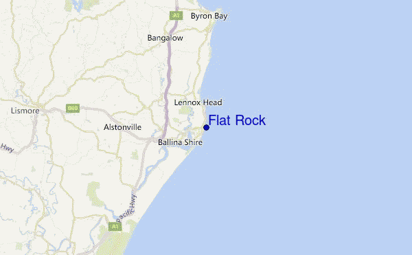 Flat Rock Location Map