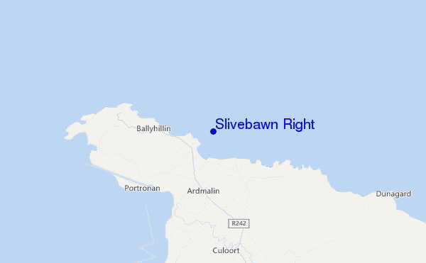 mapa de ubicación de Slivebawn Right