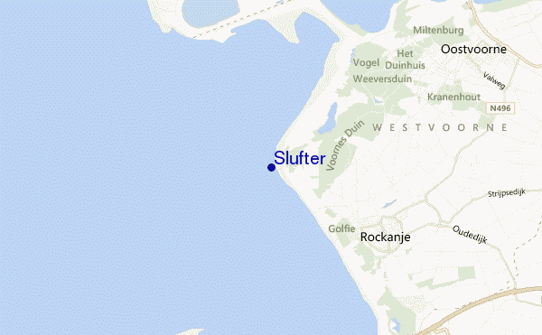 mapa de ubicación de Slufter