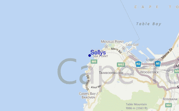 mapa de ubicación de Sollys