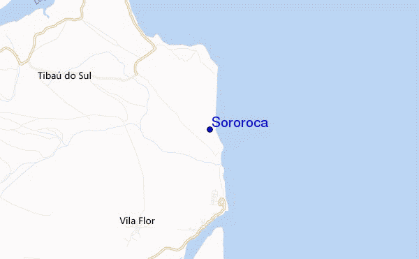 mapa de ubicación de Sororoca