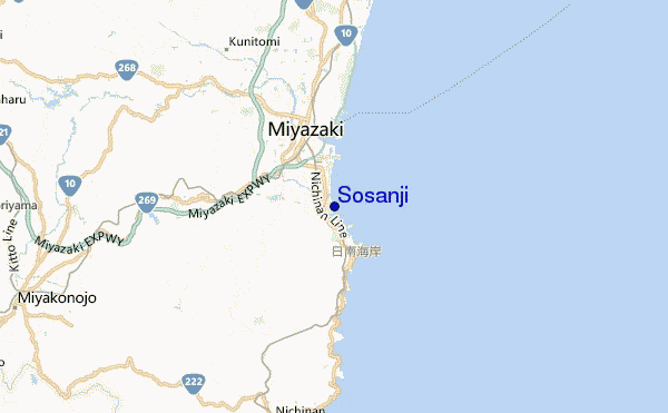 Sosanji Location Map