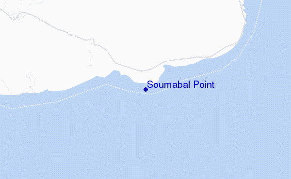 mapa de ubicación de Soumabal Point