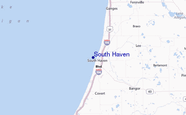 South Haven Location Map