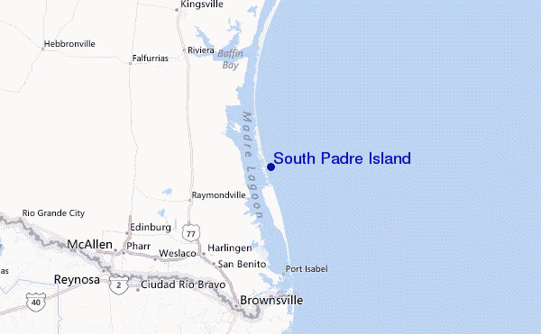 South Padre Island Previsiones de Olas e Boletín de Surf (Texas, USA)