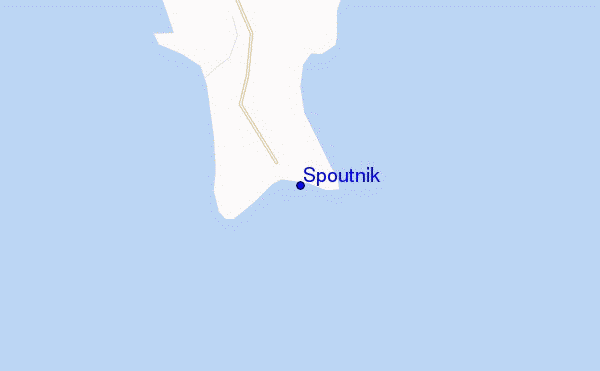 mapa de ubicación de Spoutnik