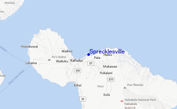 Sprecklesville Location Map