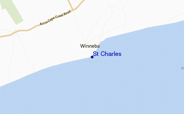mapa de ubicación de St Charles