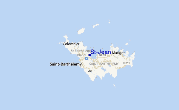 mapa de ubicación de St-Jean