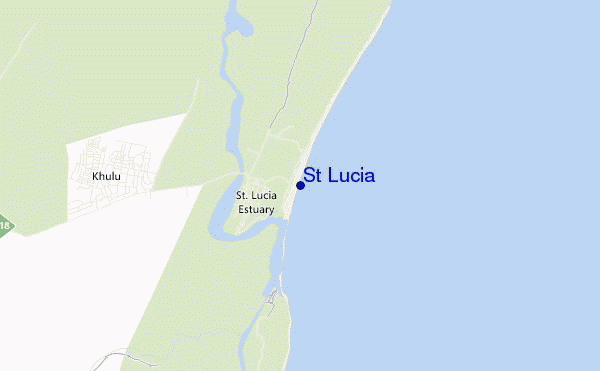 mapa de ubicación de St Lucia