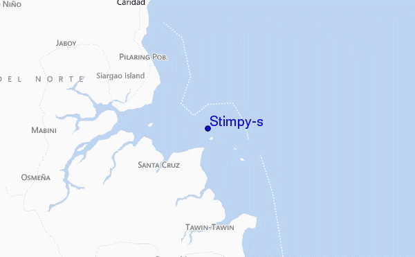 mapa de ubicación de Stimpy's