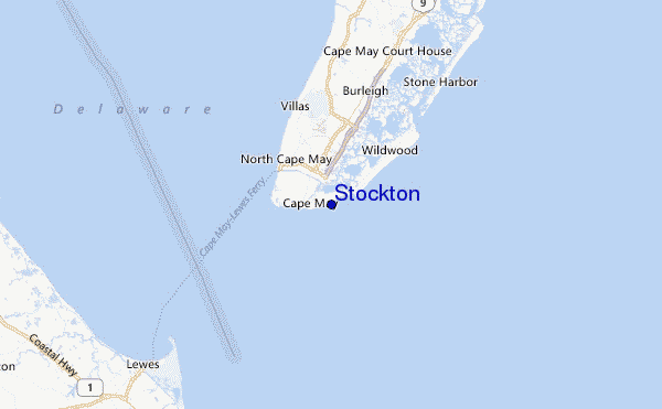 Stockton Location Map