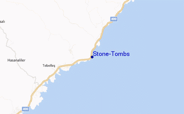 mapa de ubicación de Stone-Tombs