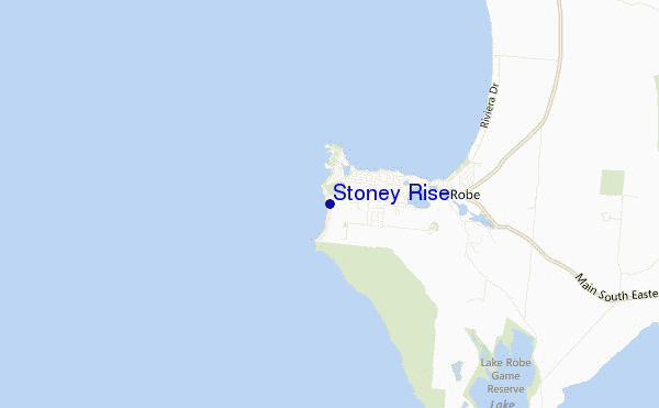 mapa de ubicación de Stoney Rise