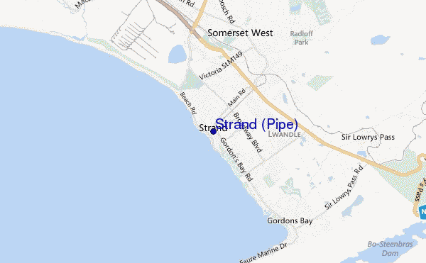 mapa de ubicación de Strand (Pipe)
