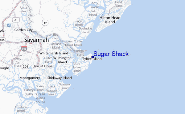 Sugar Shack Location Map