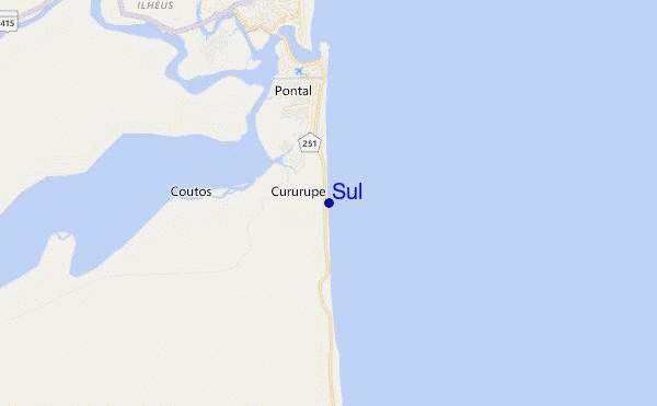 mapa de ubicación de Sul