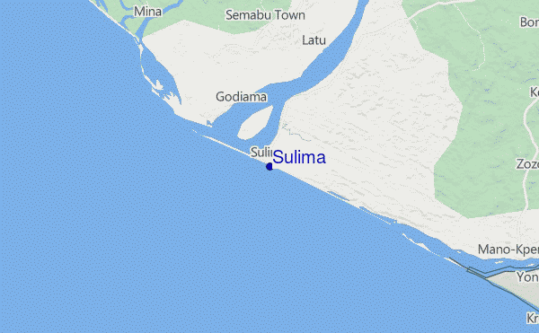 mapa de ubicación de Sulima