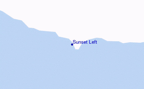mapa de ubicación de Sunset Left