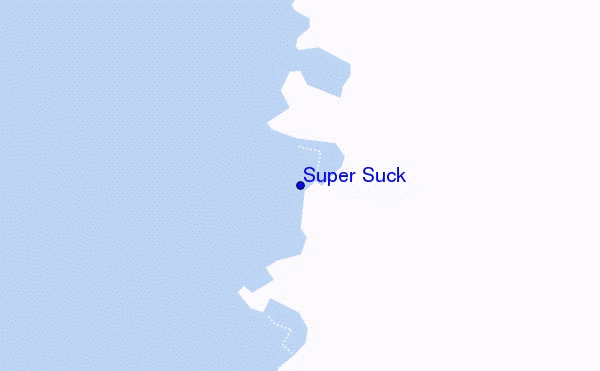 mapa de ubicación de Super Suck