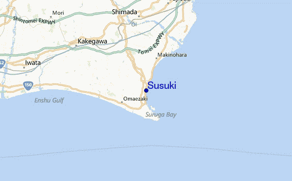 Susuki Location Map